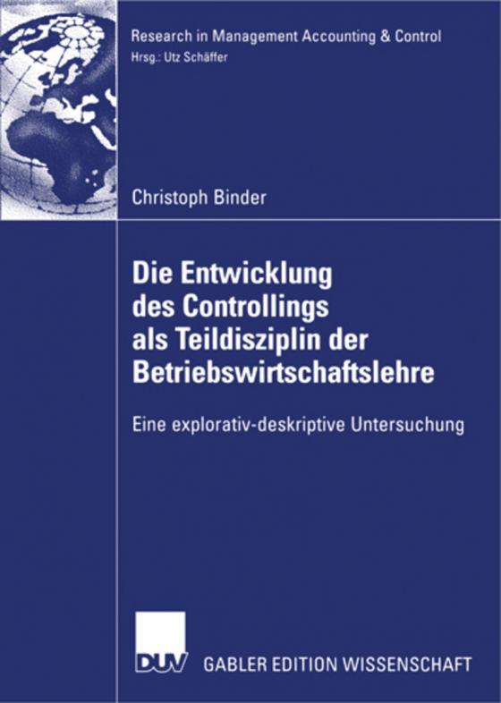 Cover-Bild Die Entwicklung des Controllings als Teildisziplin der Betriebswirtschaftslehre