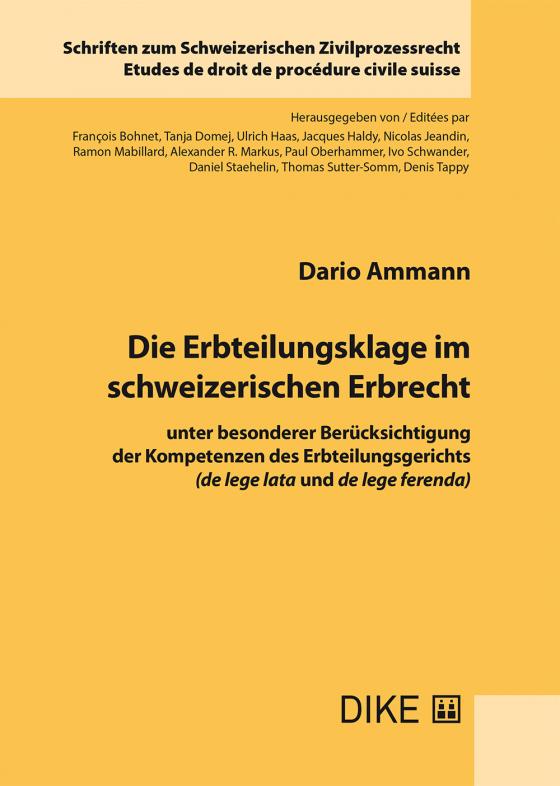 Cover-Bild Die Erbteilungsklage im schweizerischen Erbrecht