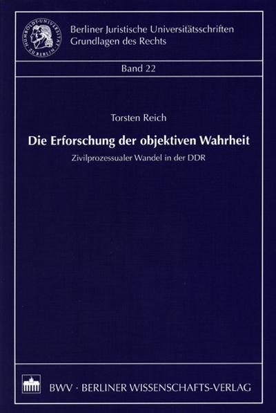 Cover-Bild Die Erforschung der objektiven Wahrheit