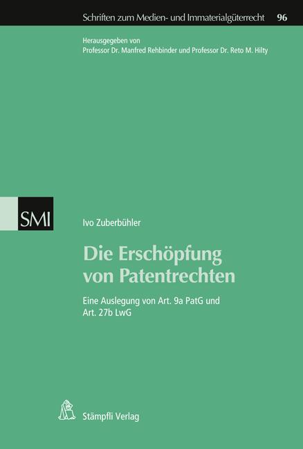 Cover-Bild Die Erschöpfung von Patentrechten