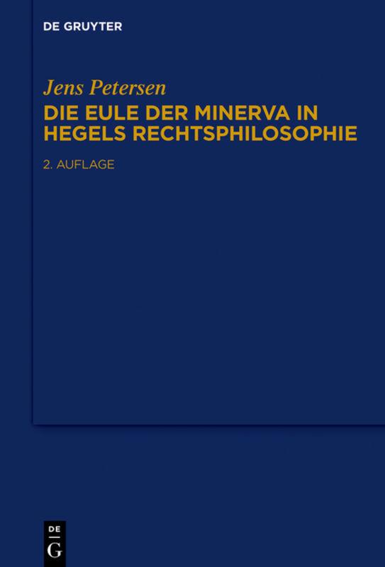 Cover-Bild Die Eule der Minerva in Hegels Rechtsphilosophie