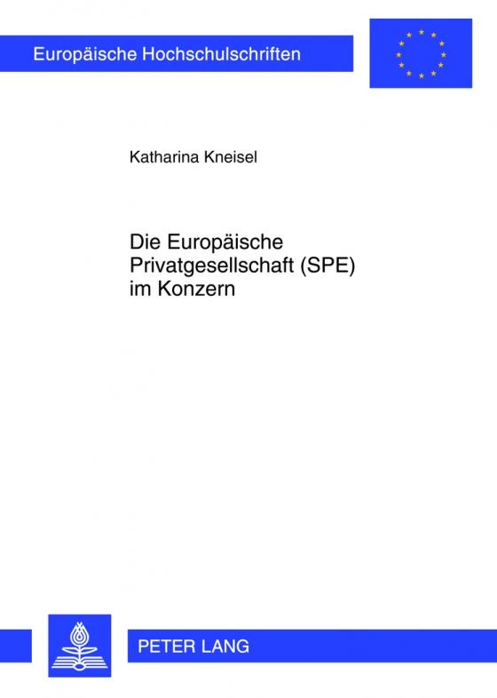 Cover-Bild Die Europäische Privatgesellschaft (SPE) im Konzern