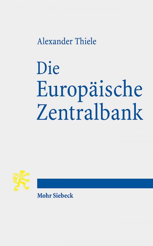 Cover-Bild Die Europäische Zentralbank