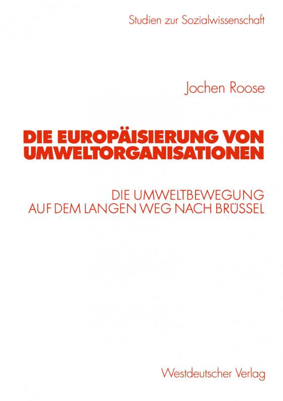 Cover-Bild Die Europäisierung von Umweltorganisationen