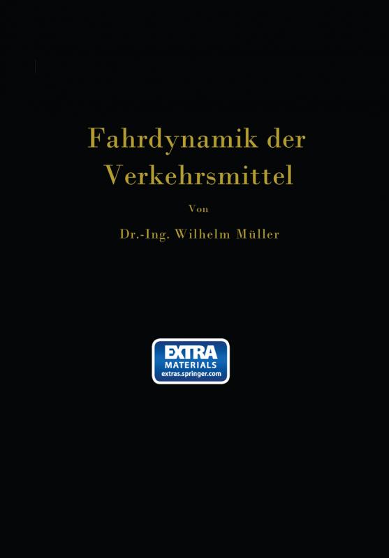 Cover-Bild Die Fahrdynamik der Verkehrsmittel