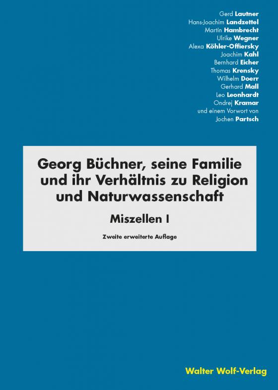 Cover-Bild Die Familie Büchner und ihr Verhältnis zur Religion