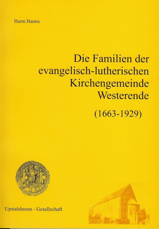 Cover-Bild Die Familien der Kirchengemeinde Westerende 1663-1929