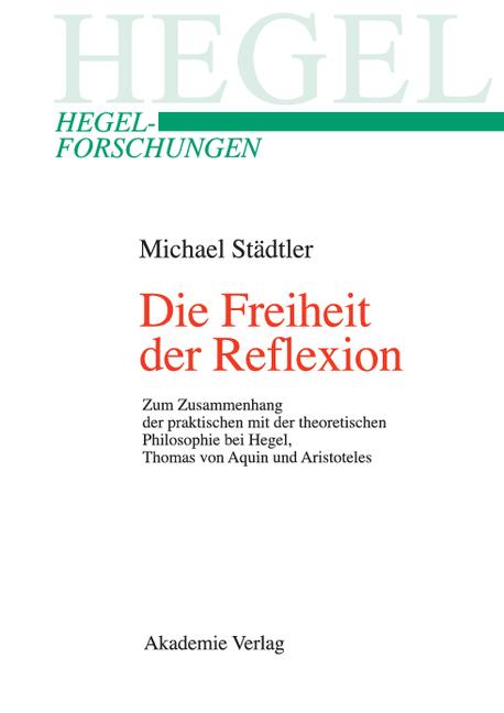Cover-Bild Die Freiheit der Reflexion