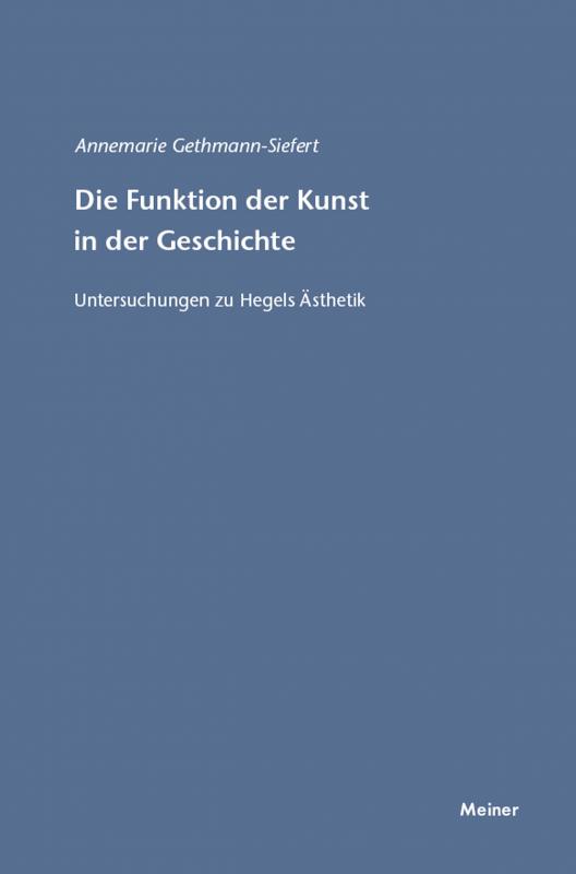 Cover-Bild Die Funktion der Kunst in der Geschichte