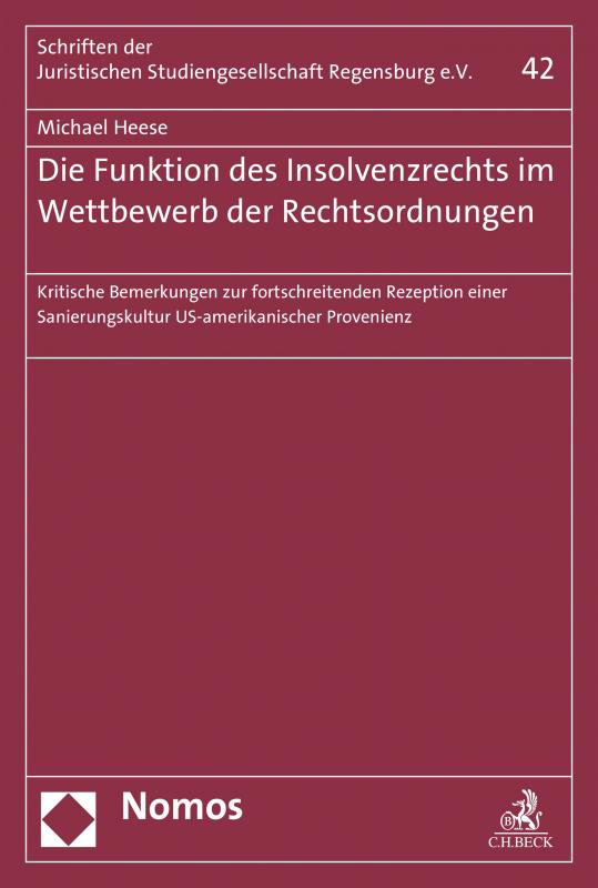 Cover-Bild Die Funktion des Insolvenzrechts im Wettbewerb der Rechtsordnungen