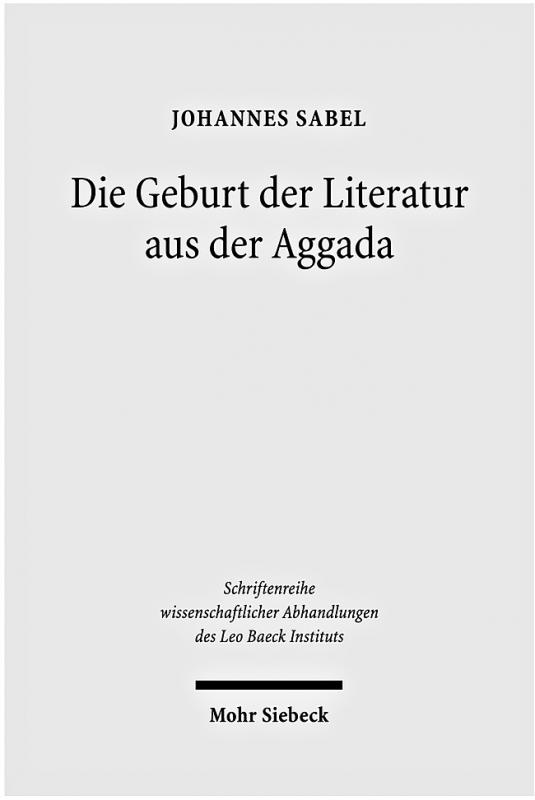 Cover-Bild Die Geburt der Literatur aus der Aggada