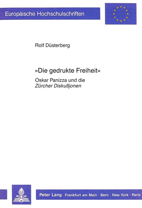 Cover-Bild «Die gedrukte Freiheit»