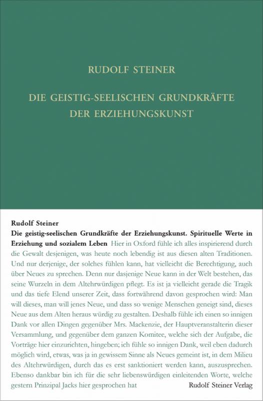 Cover-Bild Die geistig-seelischen Grundkräfte der Erziehungskunst