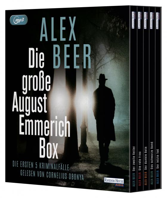 Cover-Bild Die große August Emmerich Box - Der zweite Reiter - Die rote Frau - Der dunkle Bote - Das schwarze Band - Der letzte Tod