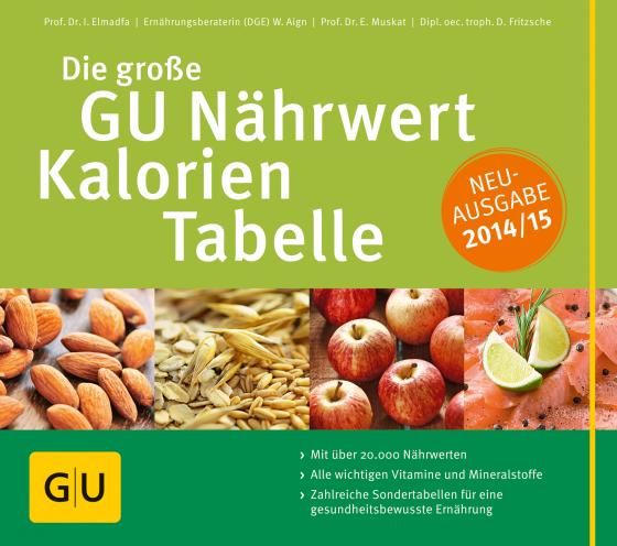 Cover-Bild Die große GU Nährwert-Kalorien-Tabelle 2014/15