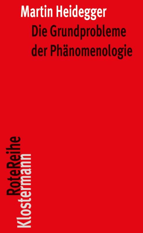 Cover-Bild Die Grundprobleme der Phänomenologie