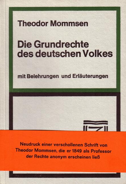 Cover-Bild Die Grundrechte des deutschen Volkes