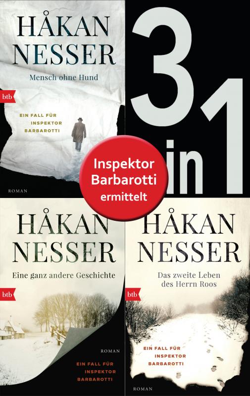 Cover-Bild Die Gunnar Barbarotti-Reihe Band 1 bis 3 (3in1-Bundle): Mensch ohne Hund/Eine ganz andere Geschichte/Das zweite Leben des Herrn Roos