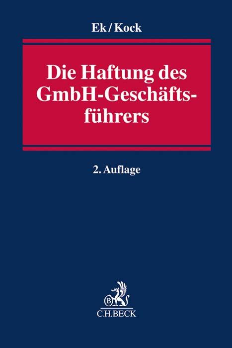 Cover-Bild Die Haftung des GmbH-Geschäftsführers