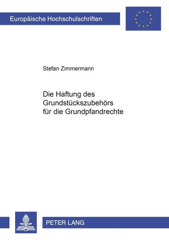 Cover-Bild Die Haftung des Grundstückszubehörs für die Grundpfandrechte