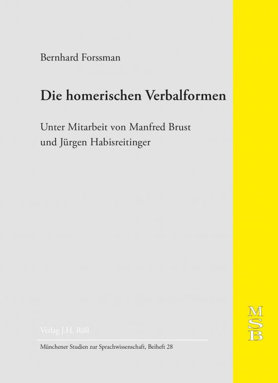 Cover-Bild Die homerischen Verbalformen