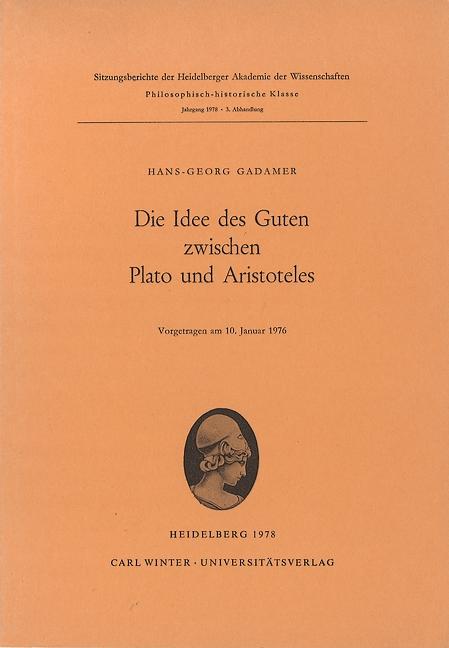 Cover-Bild Die Idee des Guten zwischen Plato und Aristoteles