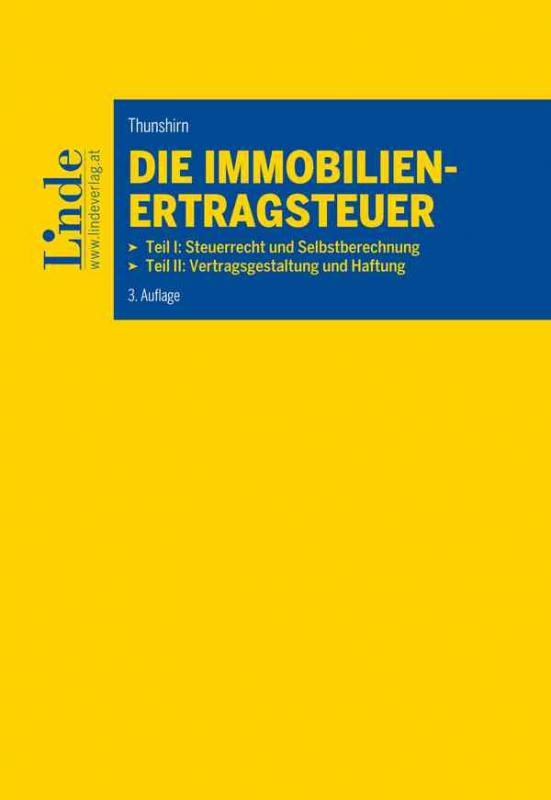 Cover-Bild Die Immobilien-Ertragsteuer