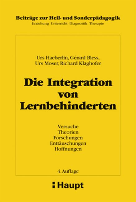 Cover-Bild Die Integration von Lernbehinderten