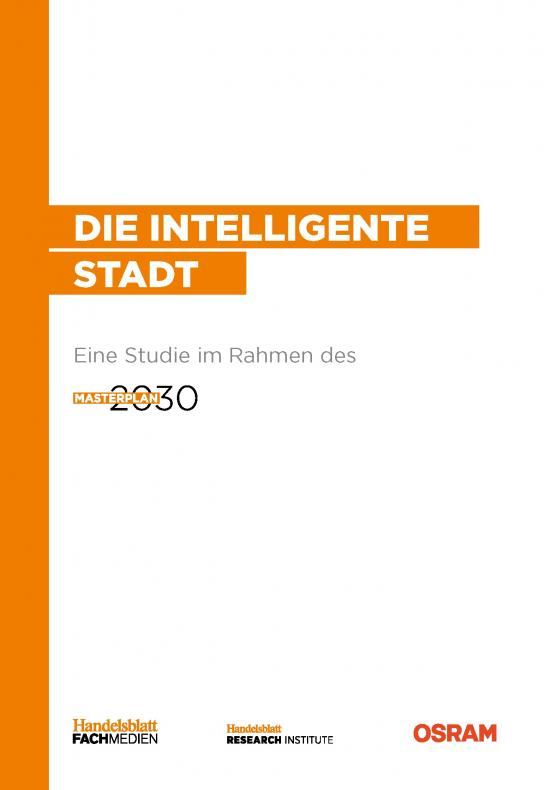 Cover-Bild Die intelligente Stadt