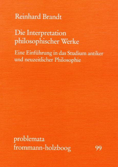 Cover-Bild Die Interpretation philosophischer Werke