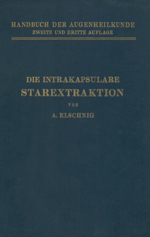 Cover-Bild Die Intrakapsulare Starextraktion