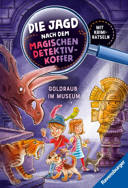 Cover-Bild Die Jagd nach dem magischen Detektivkoffer 5: Goldraub im Museum. Erstlesebuch ab 7 Jahren für Jungen und Mädchen - Lesenlernen mit Krimirätseln