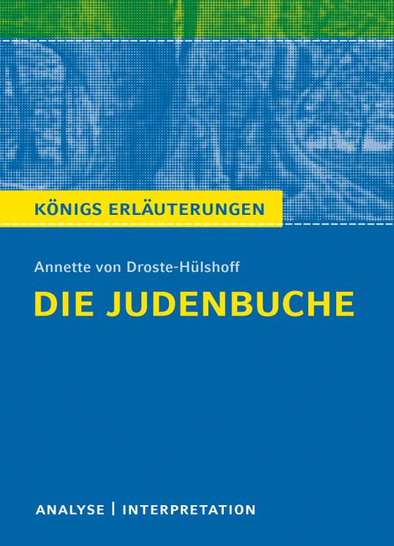 Cover-Bild Die Judenbuche von Annette von Droste-Hülshoff. Alle erforderlichen Infos für Abitur, Matura, Klausur und Referat plus Musteraufgaben mit Lösungsansätzen.