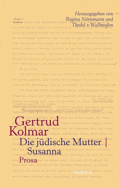 Cover-Bild Die jüdische Mutter | Susanna