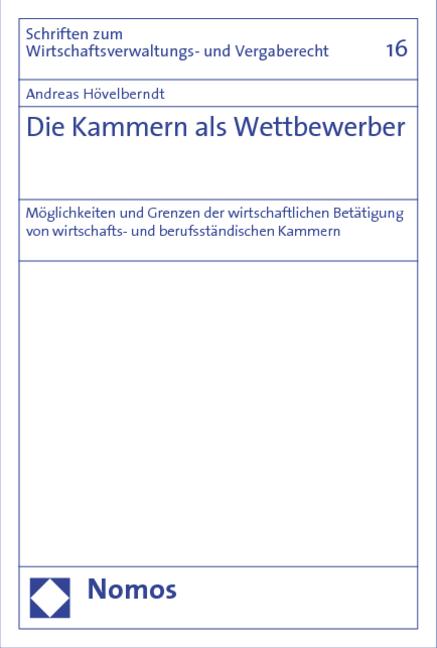 Cover-Bild Die Kammern als Wettbewerber