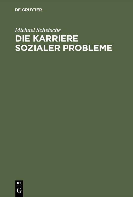 Cover-Bild Die Karriere sozialer Probleme