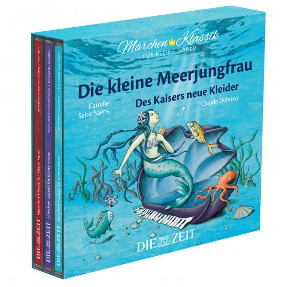 Cover-Bild Die kleine Meerjungfrau, Des Kaisers neue Kleider, Aladin und die Wunderlampe, Sindbad der Seefahrer, Nussknacker und Mausekönig, Peer Gynt - Die ZEIT-Edition (3 CDs)