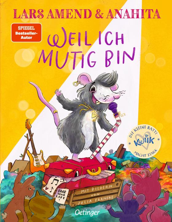 Cover-Bild Die kleine Ratte Kwiik macht stark. Weil ich mutig bin