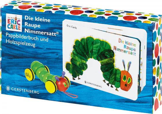 Cover-Bild Die kleine Raupe Nimmersatt - Geschenkset Pappbilderbuch mit PlanToys®-Holzraupe