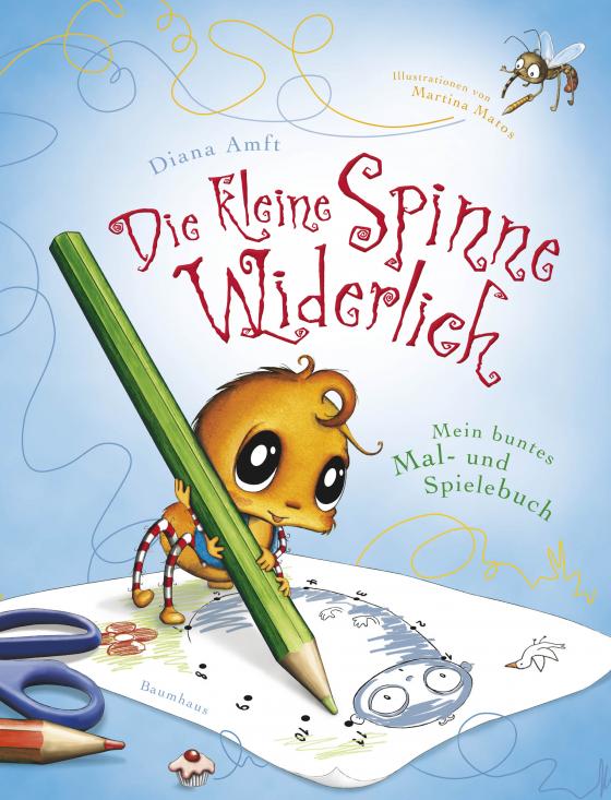 Cover-Bild Die kleine Spinne Widerlich - Mein buntes Mal- und Spielebuch