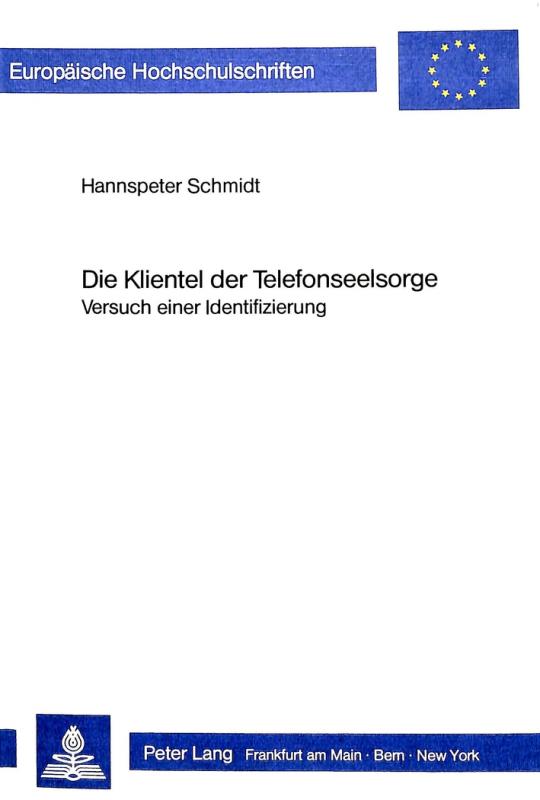 Cover-Bild Die Klientel der Telefonseelsorge