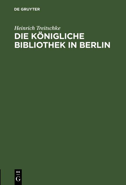 Cover-Bild Die Königliche Bibliothek in Berlin