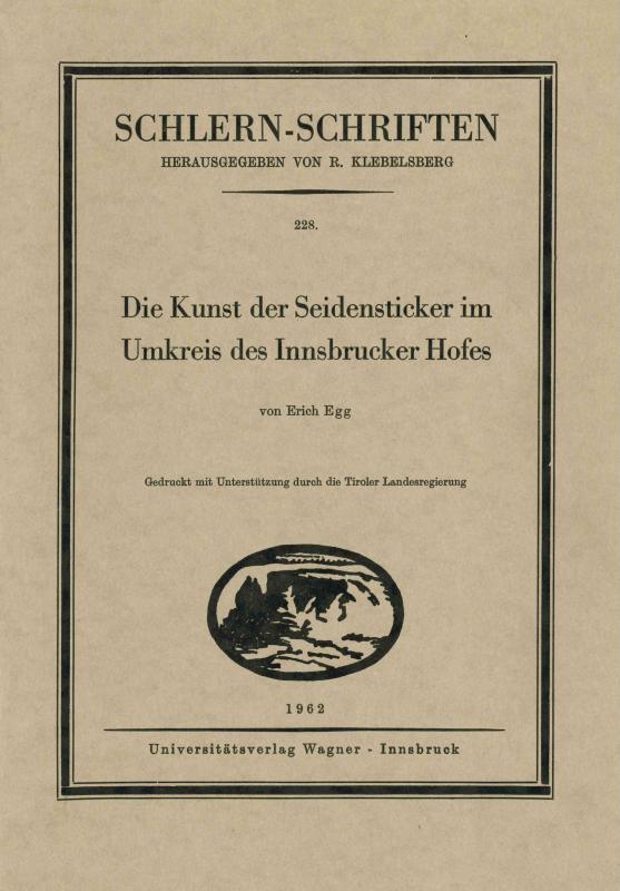 Cover-Bild Die Kunst der Seidensticker im Umkreis des Innsbrucker Hofes