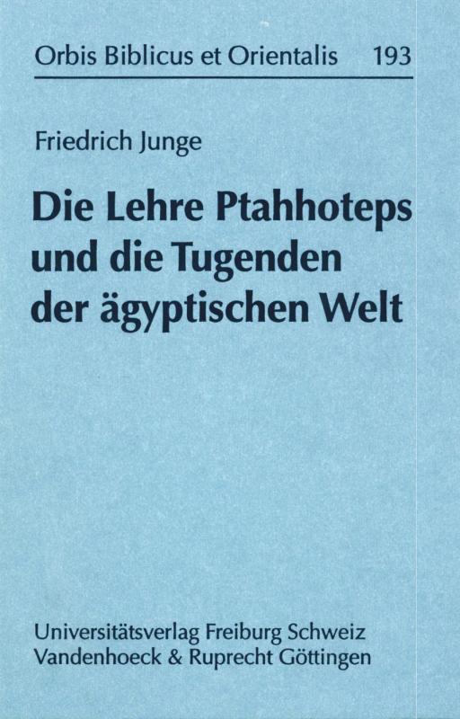 Cover-Bild Die Lehre Ptahhoteps und die Tugenden der ägyptischen Welt