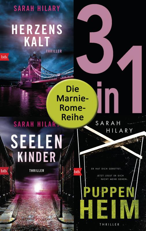 Cover-Bild Die Marnie-Rome-Reihe Band 1-3: Herzenskalt / Seelenkinder / Puppenheim (3in1-Bundle)