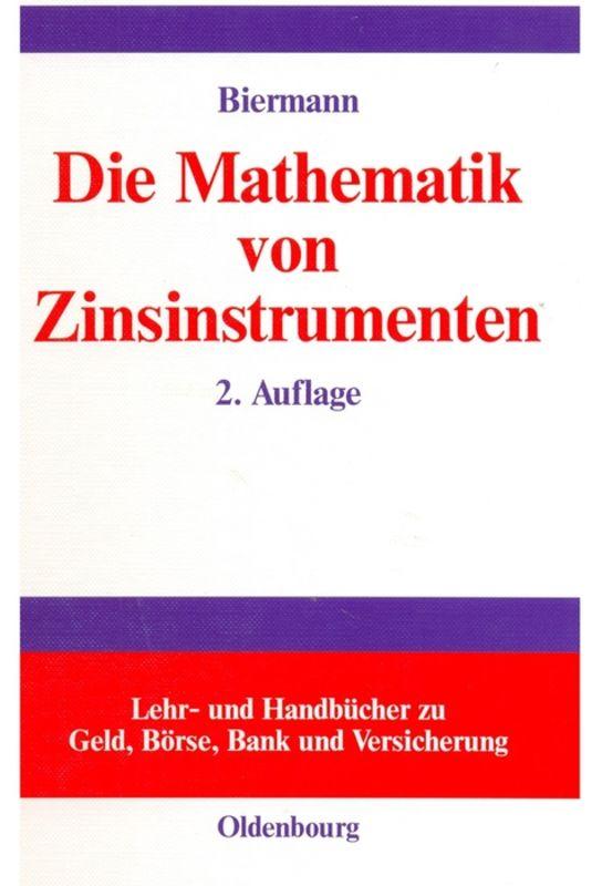 Cover-Bild Die Mathematik von Zinsinstrumenten