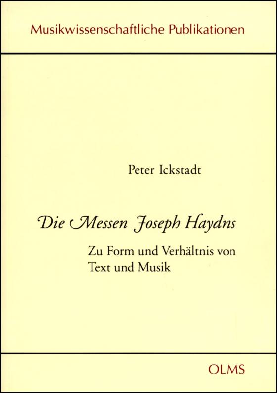 Cover-Bild Die Messen Joseph Haydns