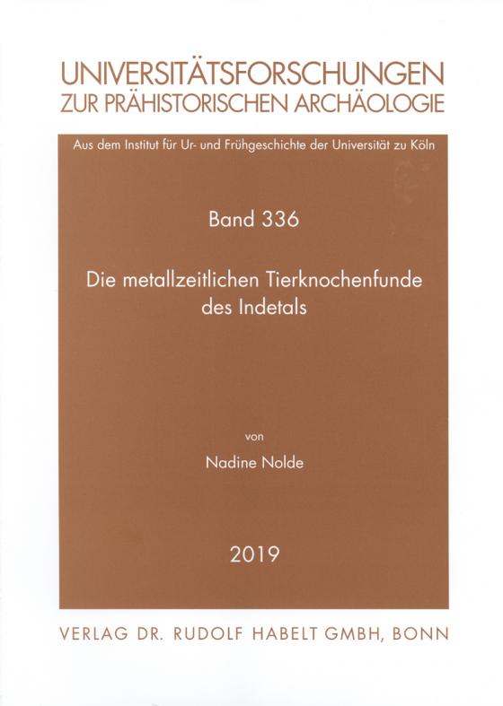 Cover-Bild Die metallzeitlichen Tierknochenfunde des Indetals