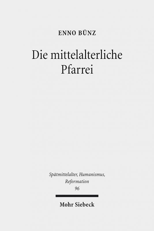 Cover-Bild Die mittelalterliche Pfarrei