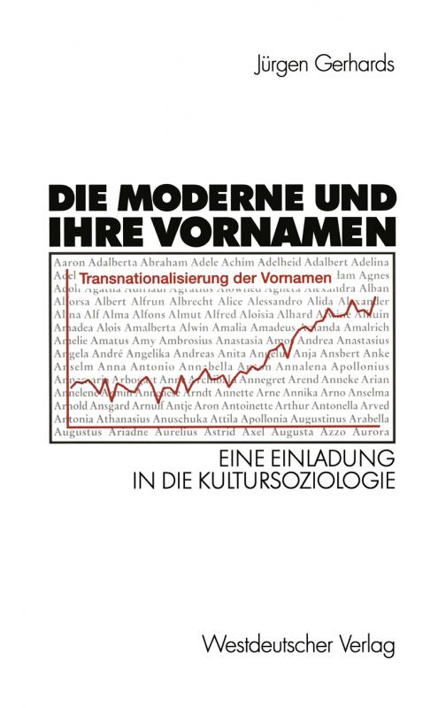 Cover-Bild Die Moderne und ihre Vornamen